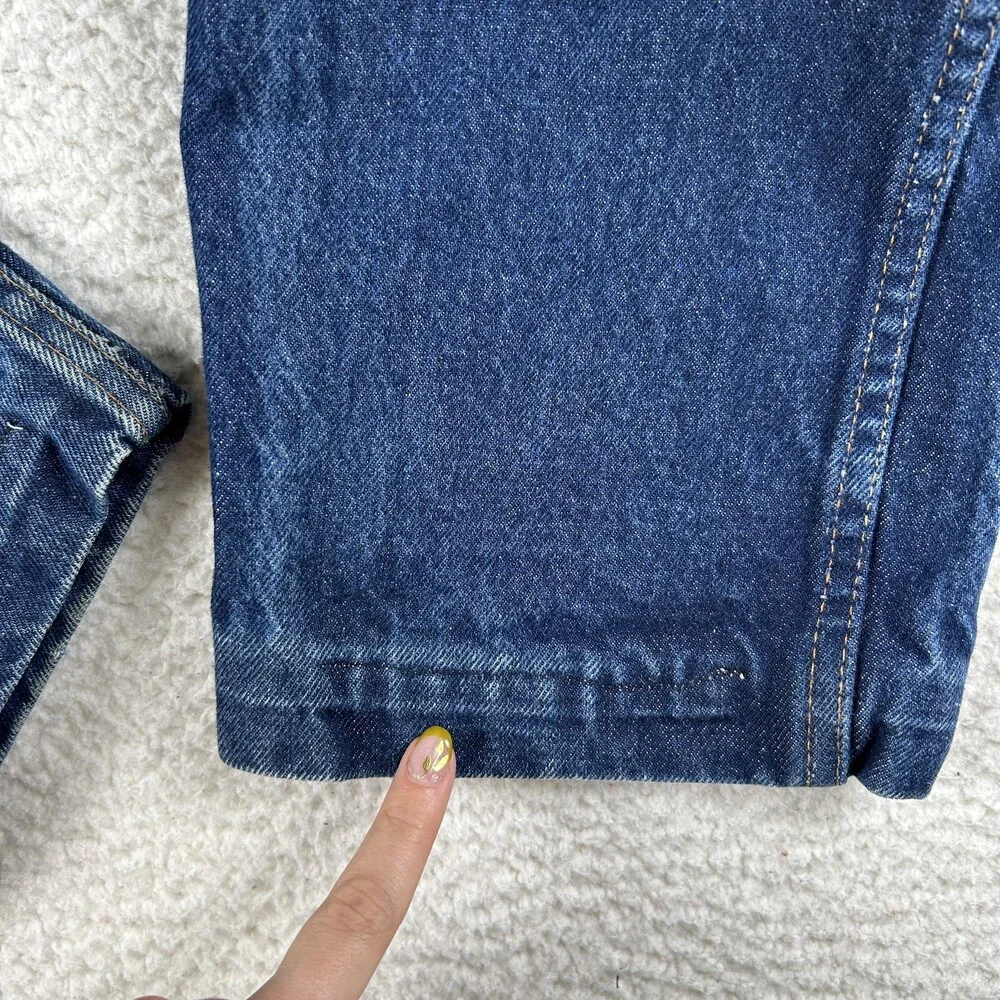 Vintage Roebucks Jeans Mens 31x28 Medium Wash Denim Regular Straight USA 80s